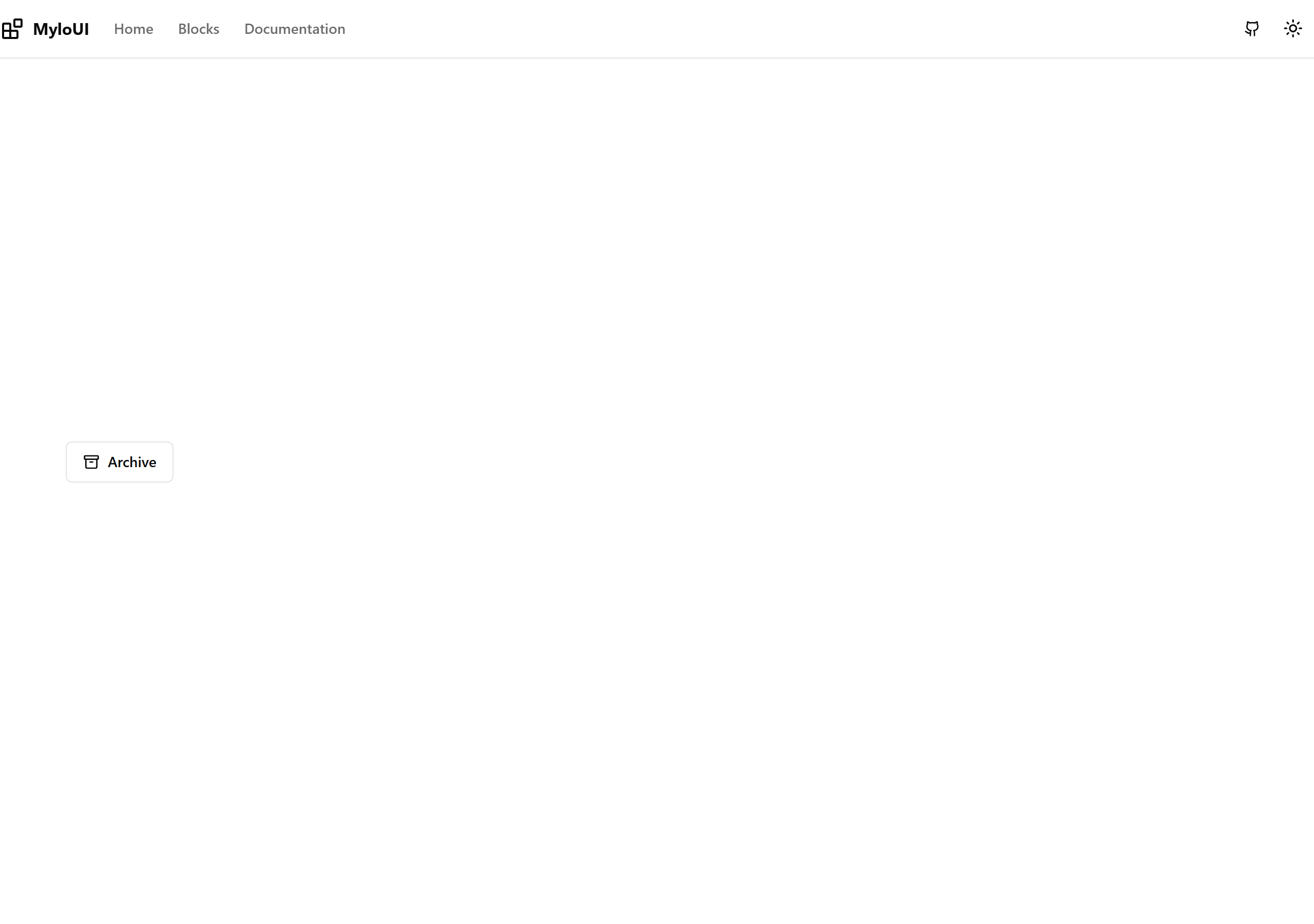 Alert Dialog - Archive