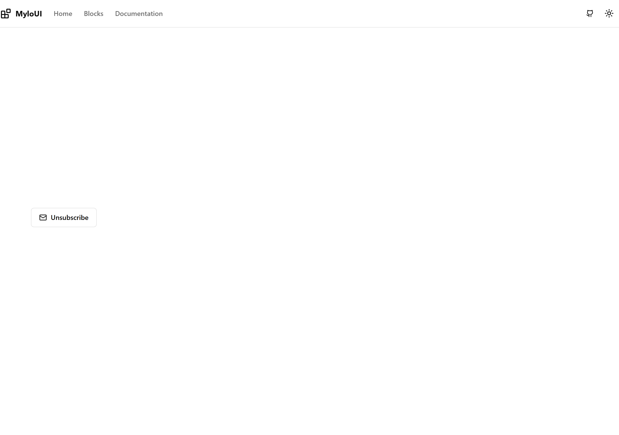 Alert Dialog - Unsubscribe