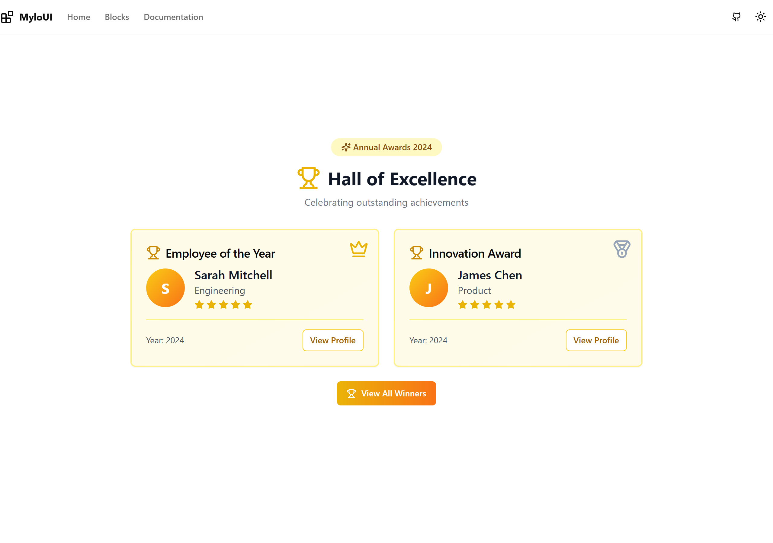 Trophy Display