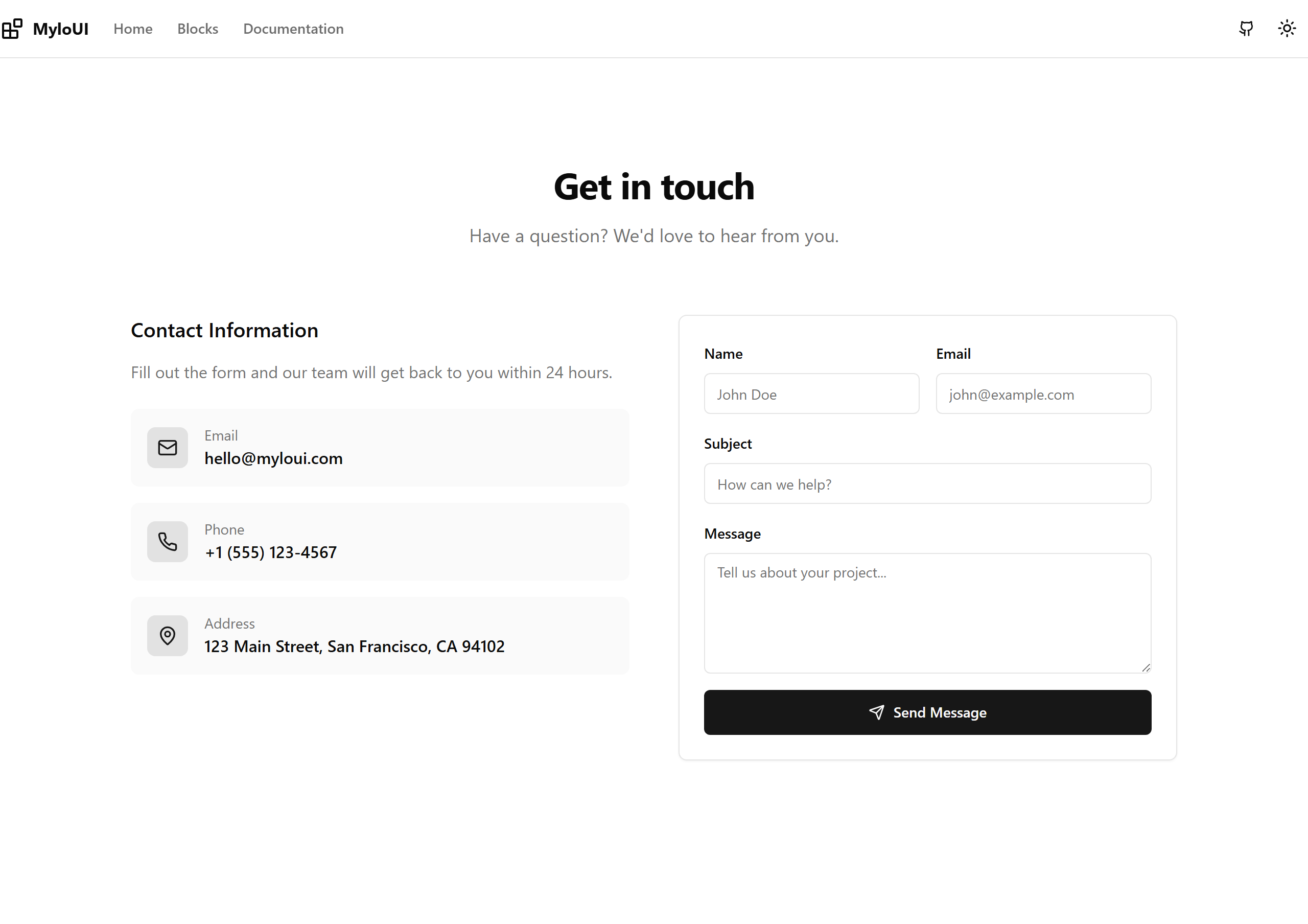 Contact Form