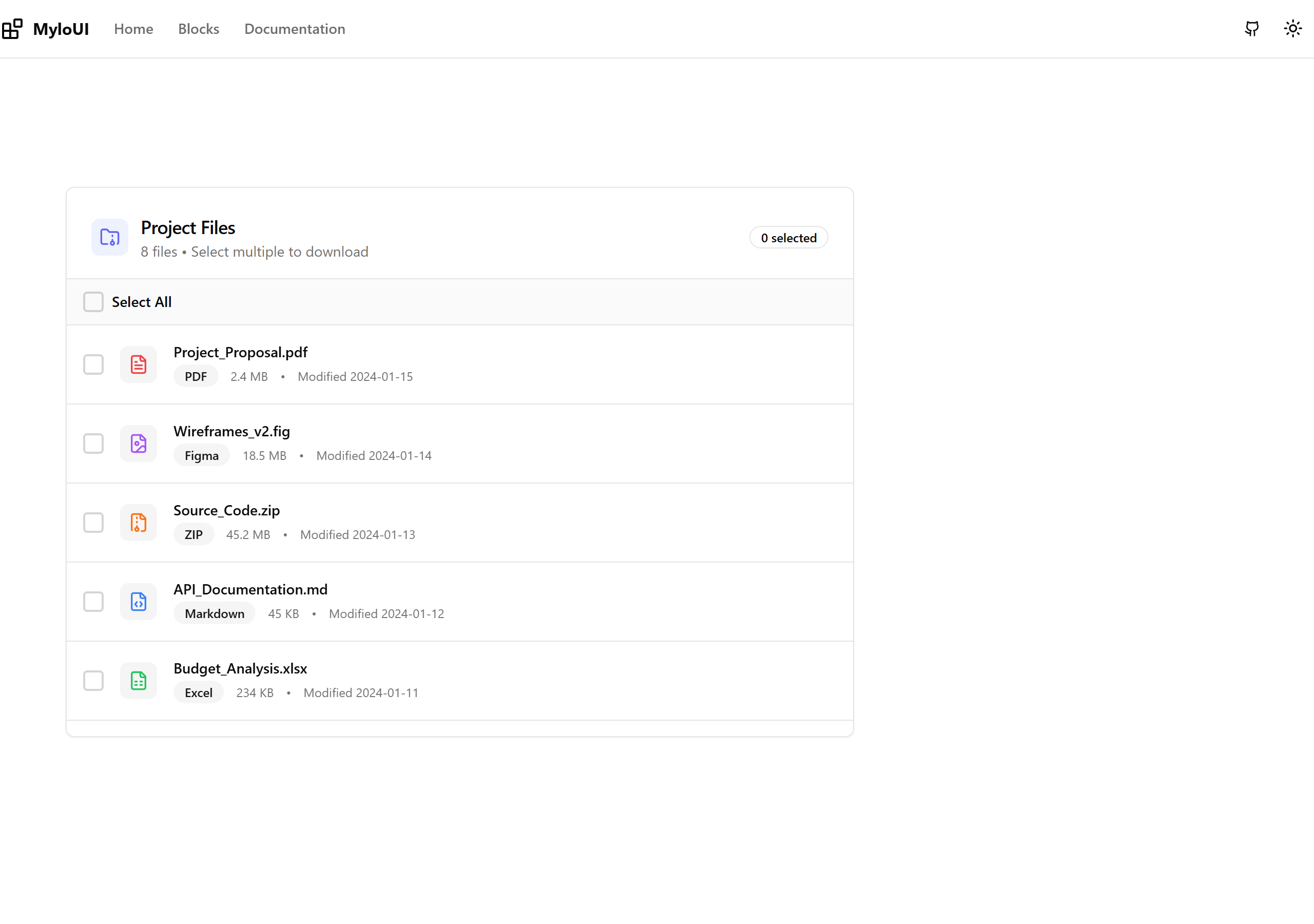 Multi-File Download