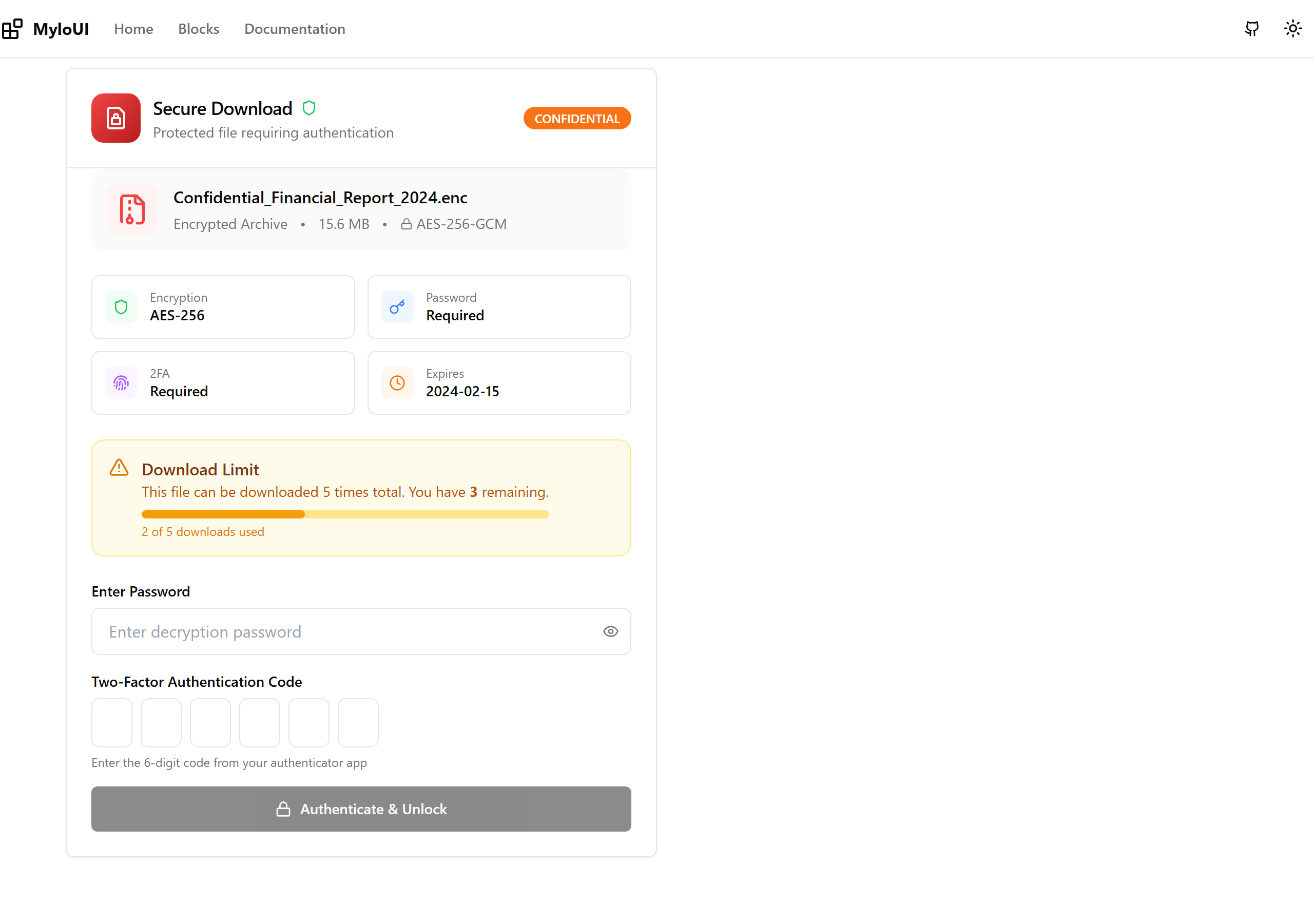 Secure Download