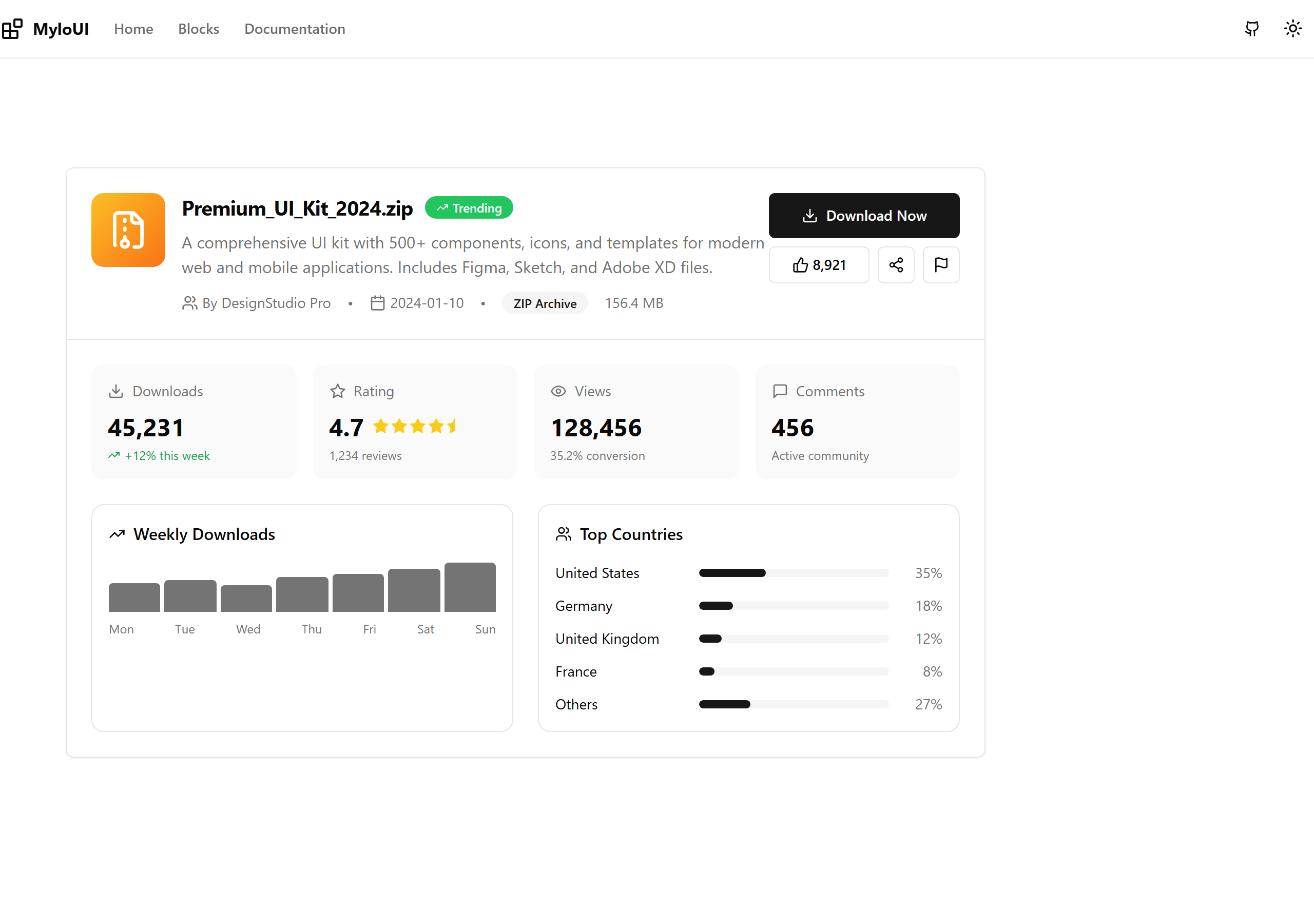 Download with Stats