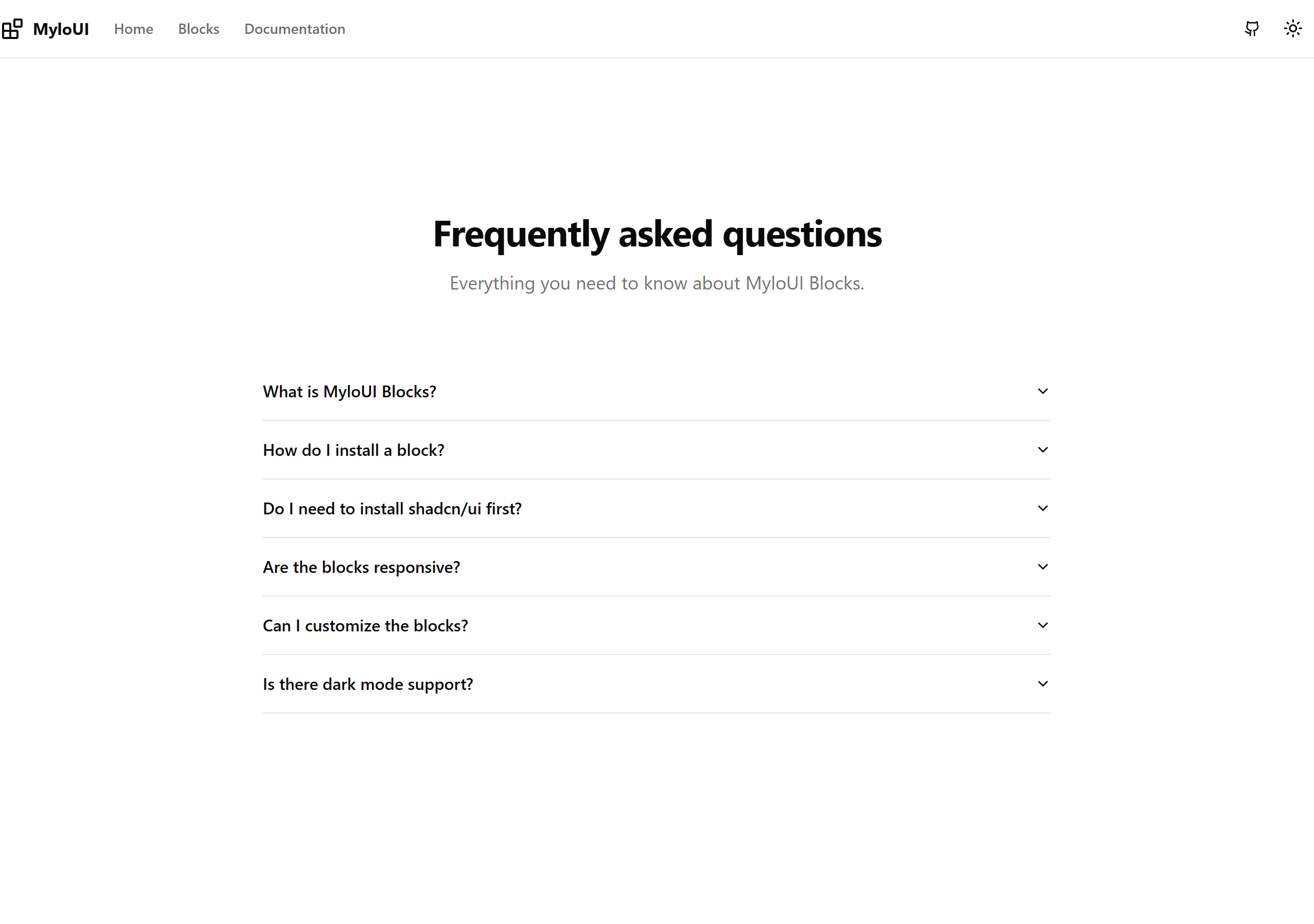 Accordion FAQ