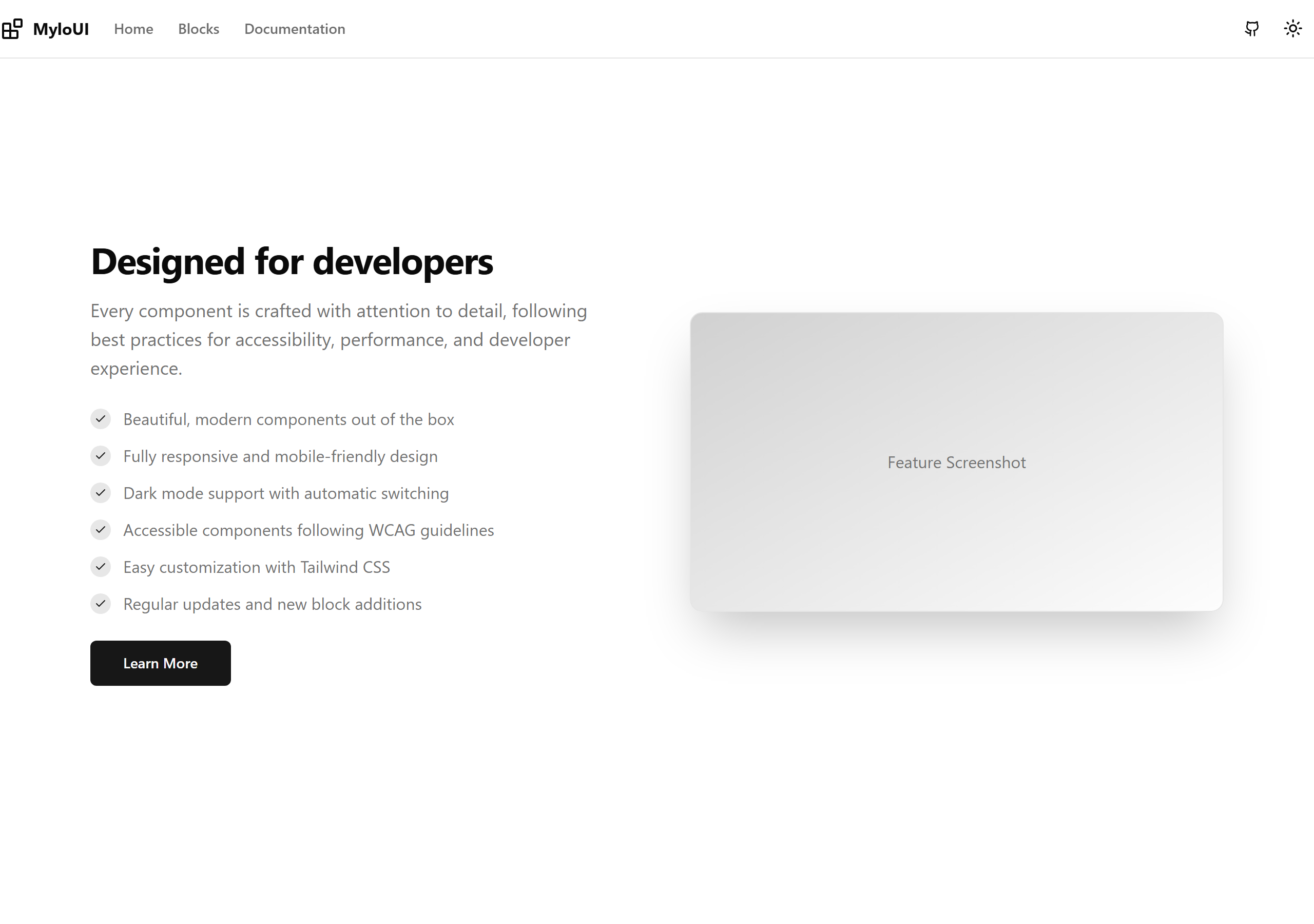 Features with Image
