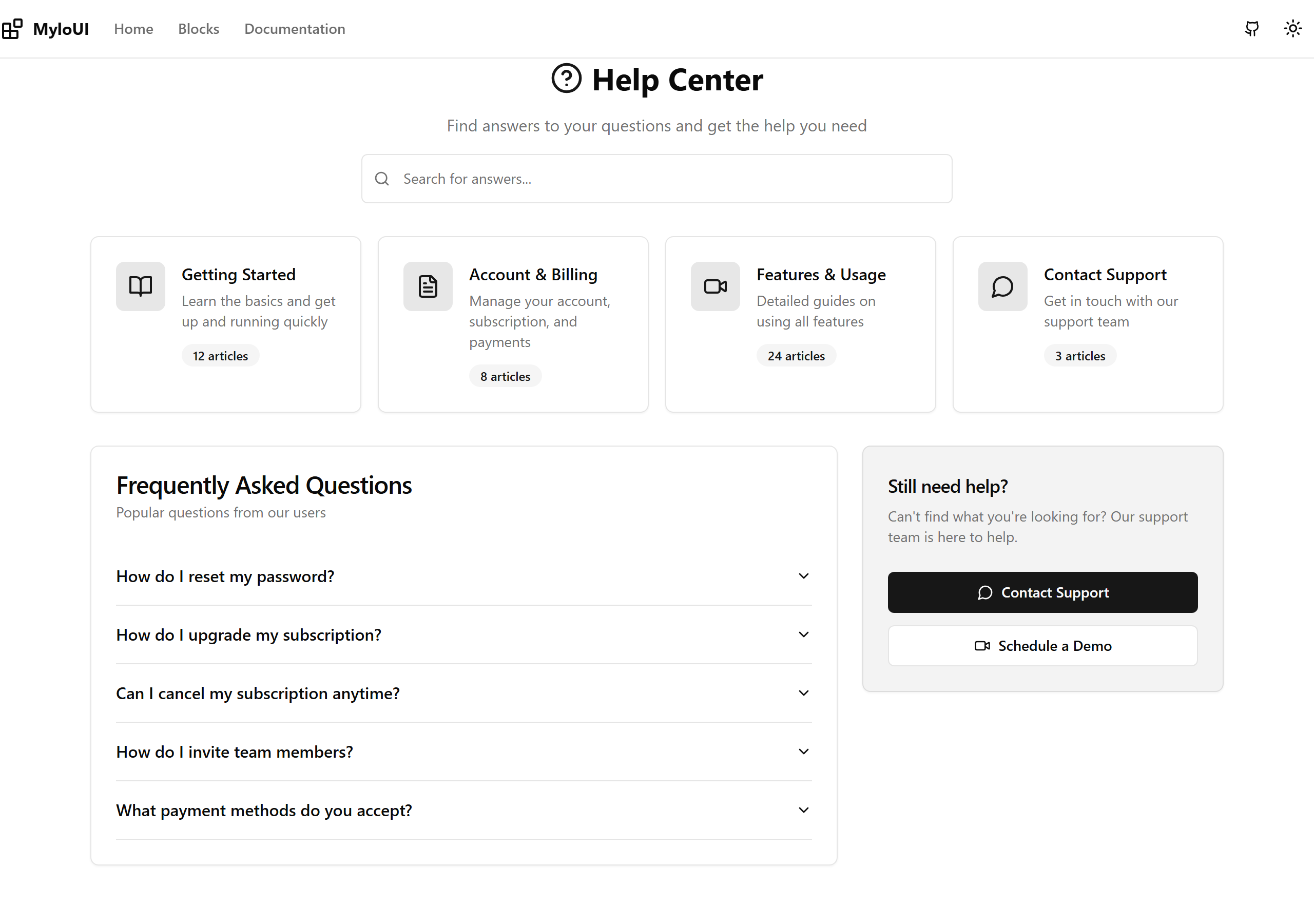 Help Center