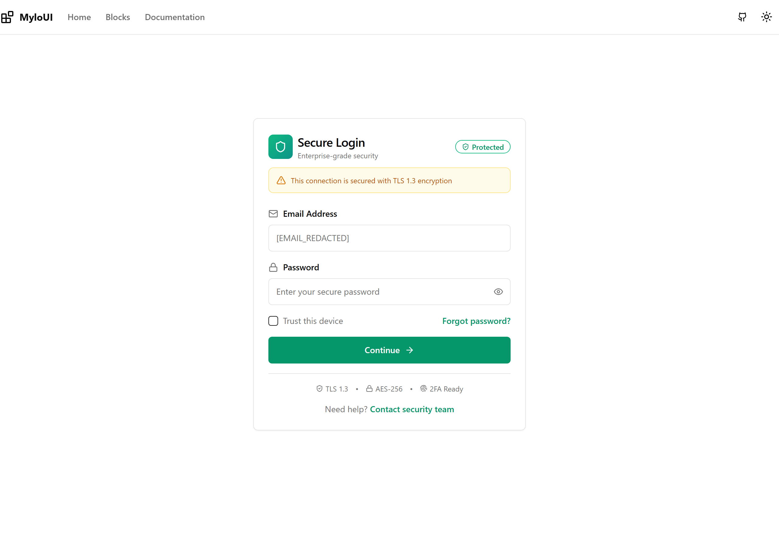 Secure Login