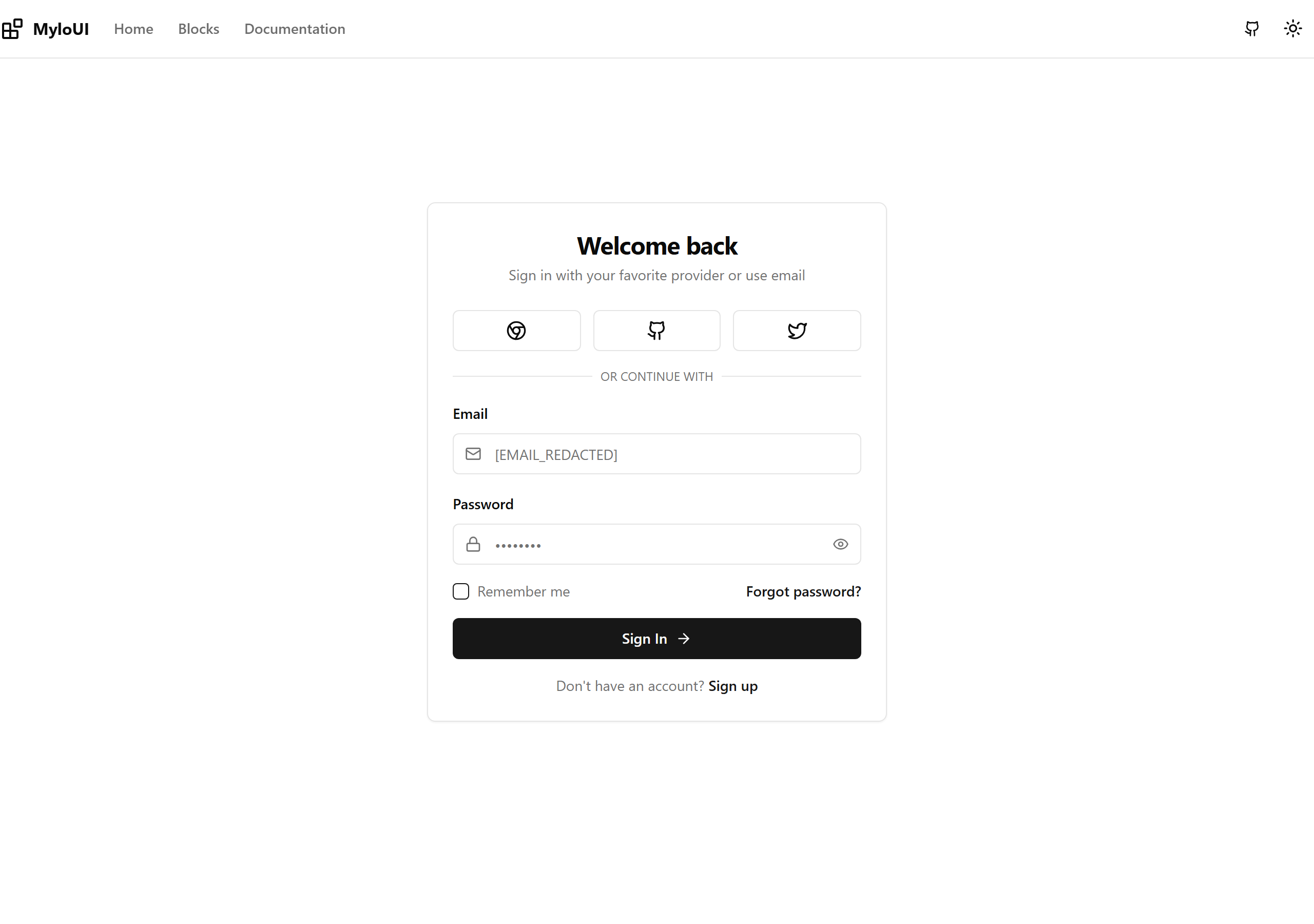 Login with Social