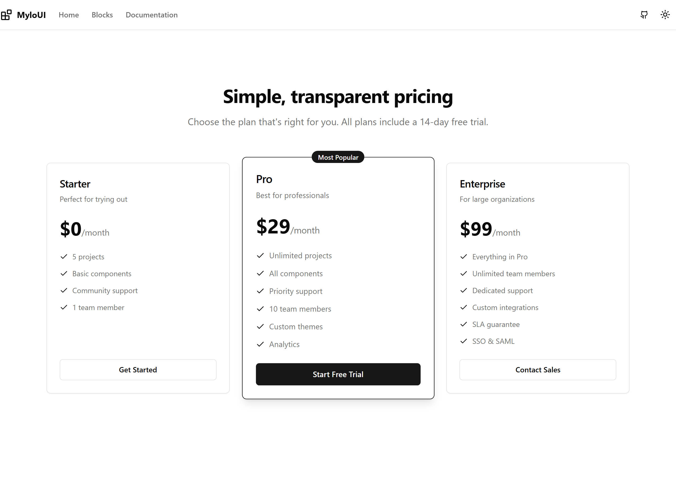 Three Tier Pricing