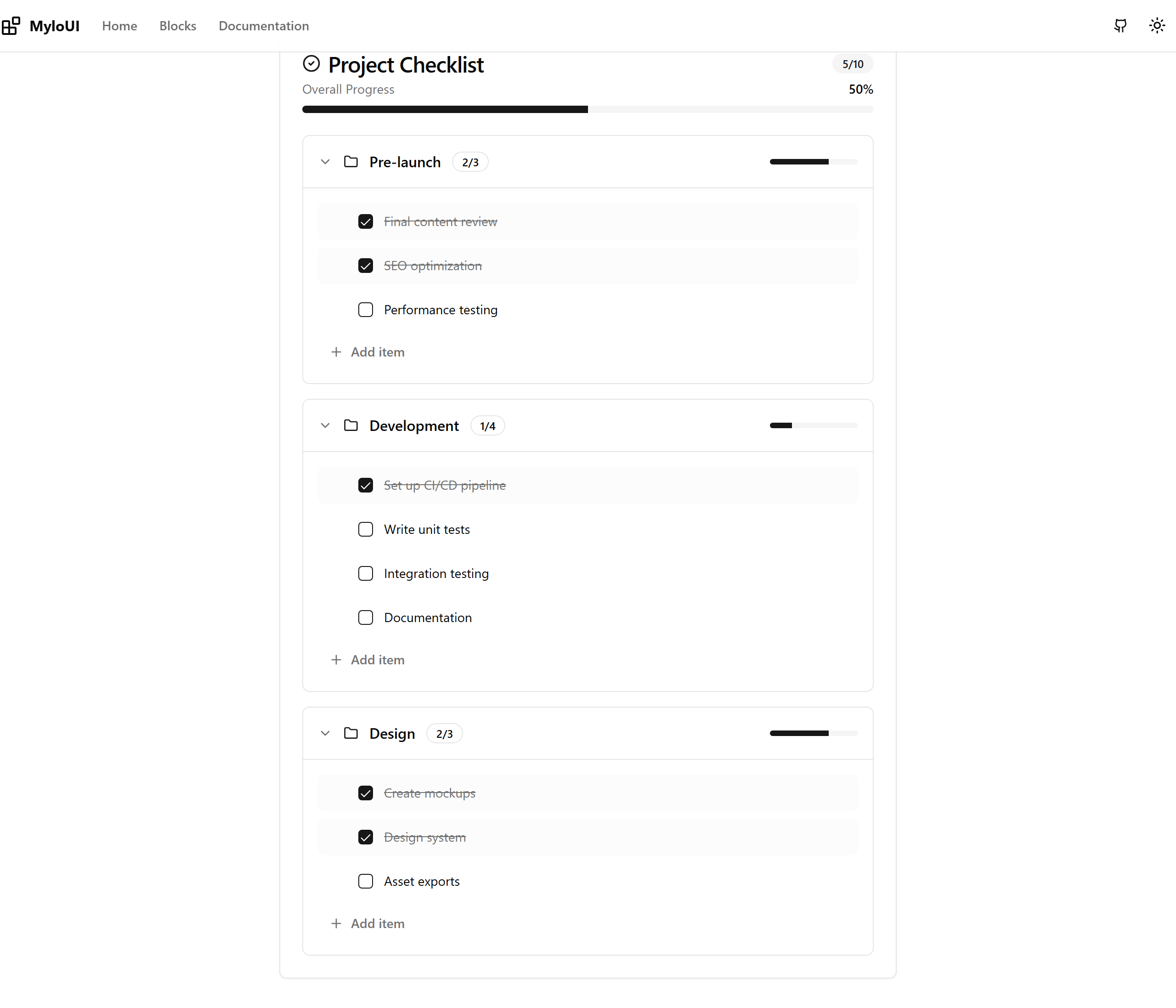 Todo List - Checklist