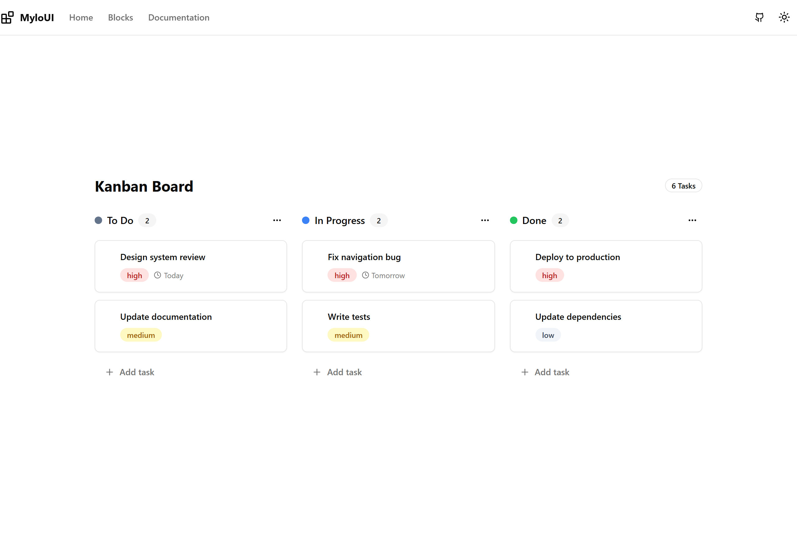 Todo List - Kanban